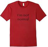 Thumbnail for your product : I'm Not Normal Black Text T-shirt