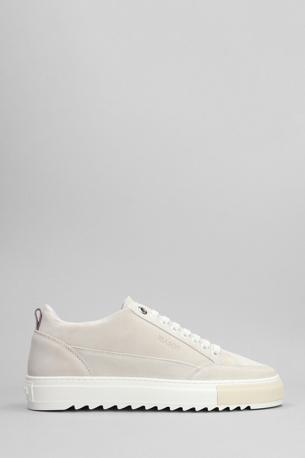 Mason Garments Tia Sneakers In Beige Suede - ShopStyle Trainers ...