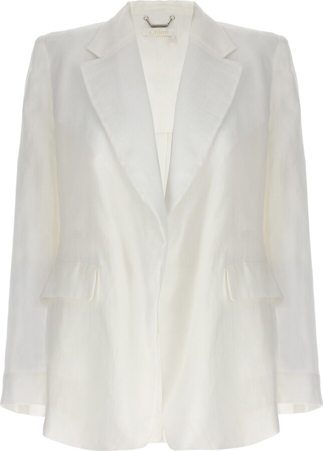 Chloé Women's White Jackets | ShopStyle