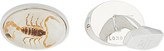 Thumbnail for your product : Tateossian Clear oval scorpion cufflinks - for Men