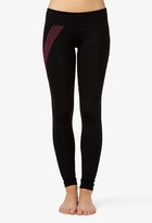 Thumbnail for your product : Forever 21 Neon Stripe Skinny Workout Leggings