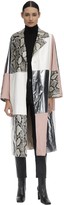 Thumbnail for your product : Stand Studio Stacy Patchwork Faux Leather Trenchcoat