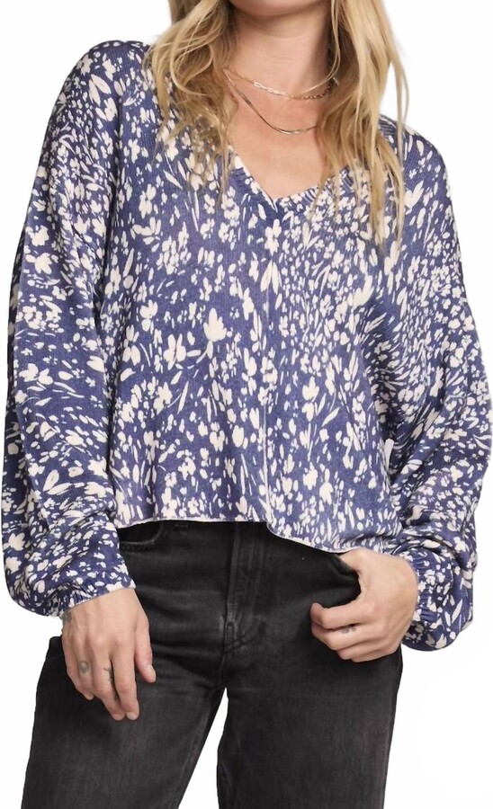 SALTWATER LUXE Payton Sweater In Azure Blue