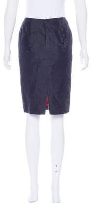 Christian Lacroix Silk-Blend Patterned Skirt