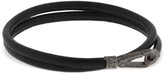 Thumbnail for your product : Marco Dal Maso Double Wrap Leather Bracelet