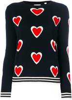 Thumbnail for your product : Parker cashmere all over heart burst sweater
