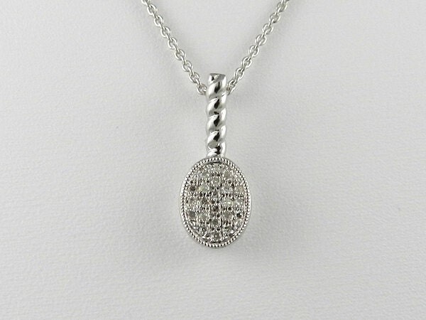 Etsy Natural Diamond Pendant 925 Sterling Silver