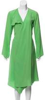 Thumbnail for your product : Gianfranco Ferre Silk Wrap Dress w/ Tags