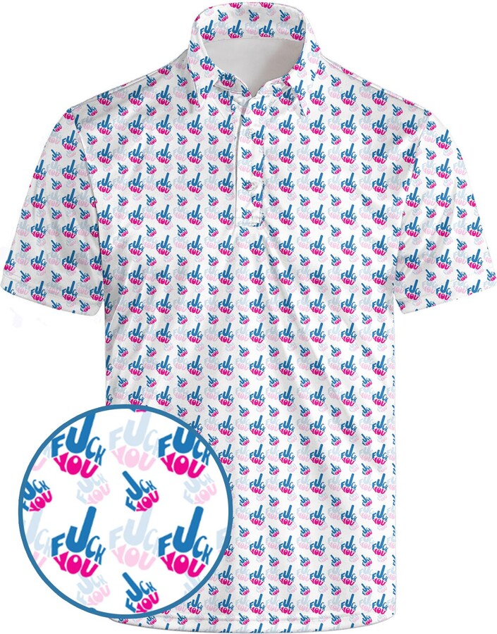 Pink Golf Shirts For Men ShopStyle UK