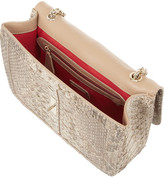 Thumbnail for your product : Christian Louboutin Sweety Charity metallic python shoulder bag