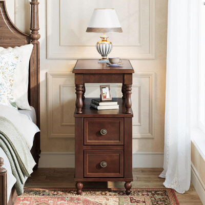 Solid Wood Bedside Table