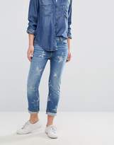 Thumbnail for your product : Tommy Jeans Tommy Jeans Lana Straight Crop Jean with Stars