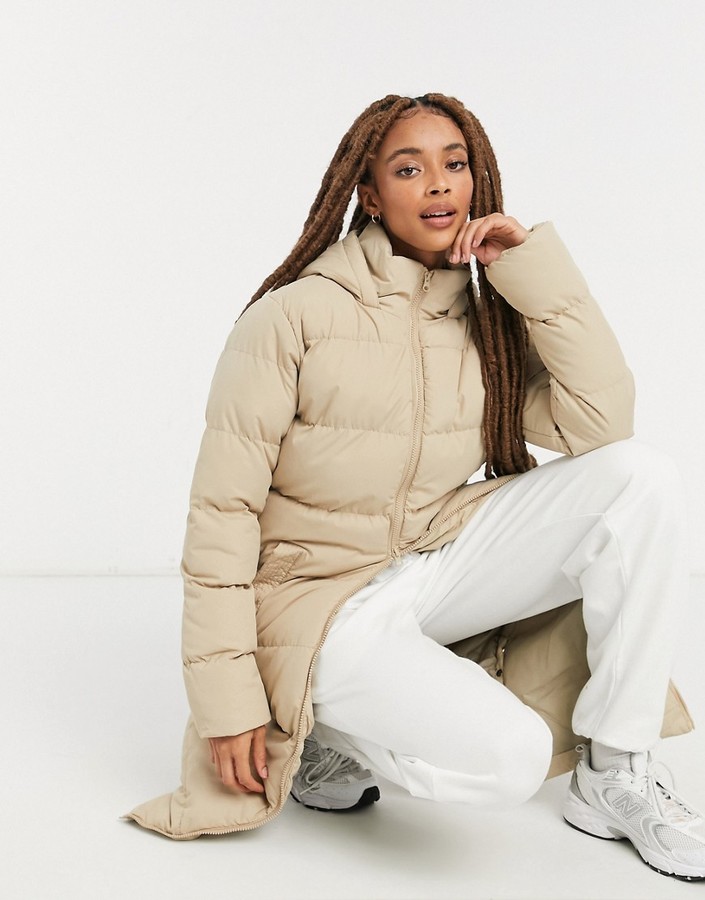 Threadbare addison padded maxi coat ShopStyle