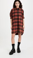 Thumbnail for your product : R 13 Plaid Dress