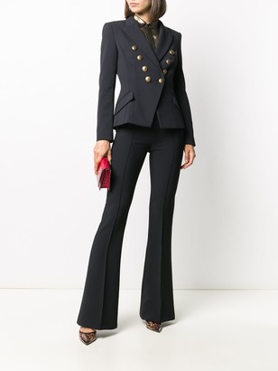 Elisabetta Franchi High-Waisted Flared Trousers