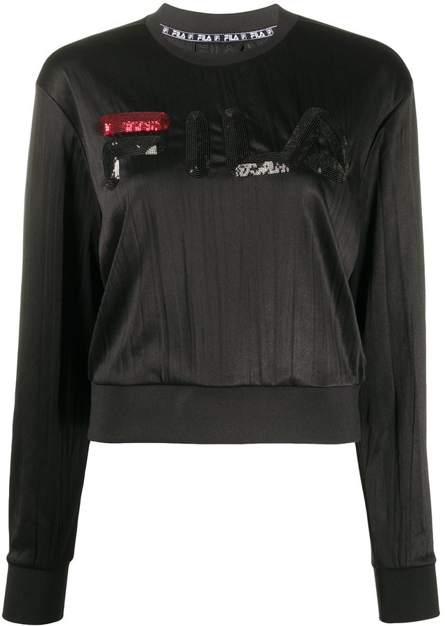 women's fila black sweatshirt