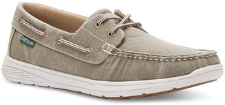 canvas boat loafers