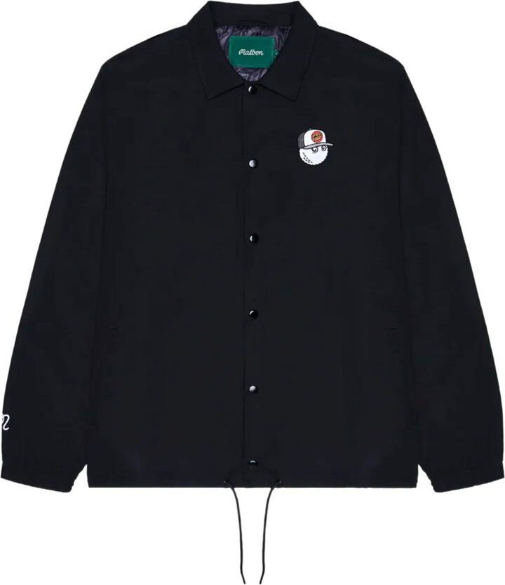 Malbon Golf Santa Cruz embroidered coach jacket