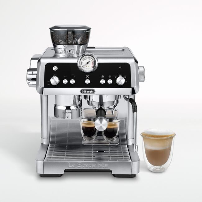 Crate & Barrel De'Longhi A La Specialista Prestigio Espresso Machine