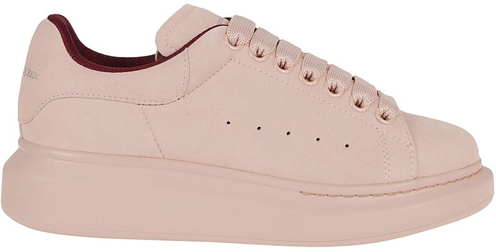 alexander mcqueen sneakers white pink