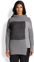 Thumbnail for your product : Lafayette 148 New York 148 New York, Sizes 14-24 Colorblock Tech-Contrast Sweater