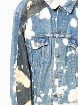 Thumbnail for your product : Liam Hodges Tie-Dye Panelled Denim Jacket