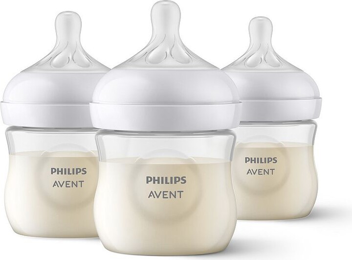Avent Naturally Philips 4-oz. Natural Newborn Baby Bottle With Natural Response Nipple 3-Pack
