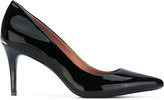 Calvin Klein - pointed pumps - women - Cuir/cuir verni/rubber - 41