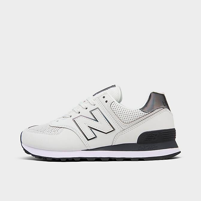 new balance women's 574 iridescent casual sneakers from finish line