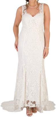 Chesca Scallop Lace Wedding Dress