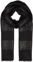 Thumbnail for your product : Denis Colomb Black Striped Cashmere Blend Scarf
