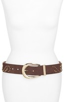 Thumbnail for your product : MICHAEL Michael Kors Studded Leather Hip Belt