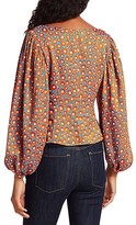 Thumbnail for your product : STAUD Lana Floral Blouson Sleeve Top