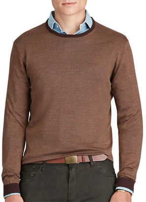 Polo Ralph Lauren Silk and Cotton Crewneck Sweater