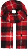 Thumbnail for your product : Ralph Lauren Checked cotton scarf
