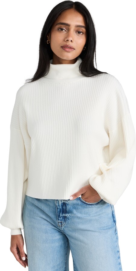 Good American Wide Rib Crop Pullover
