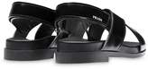 Thumbnail for your product : Prada flat brushed leather sandals