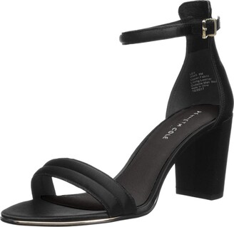 Kenneth Cole New York Women's Lex Block Heeled 2 Piece Sandal with Buckle Closure