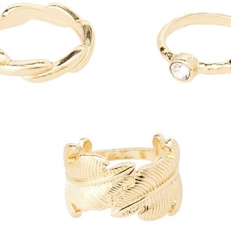 Charlotte Russe Plus Size Statement Rings - 5 Pack