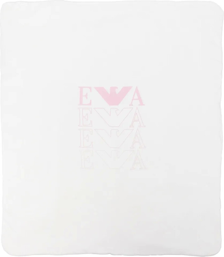 Emporio Armani Kids Logo-Print Blanket (73 Cm X 65 Cm)