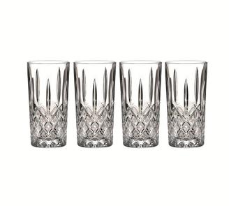 Marquis by Waterford Jeffrey Banks Presents Set of 4 Highball Glasses