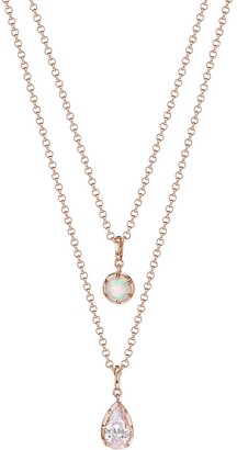 Adriana Orsini Muse Opal Double Layered Necklace