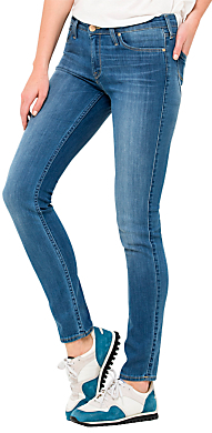 Lee Scarlett Regular Waist Skinny Jeans, Blue Stone
