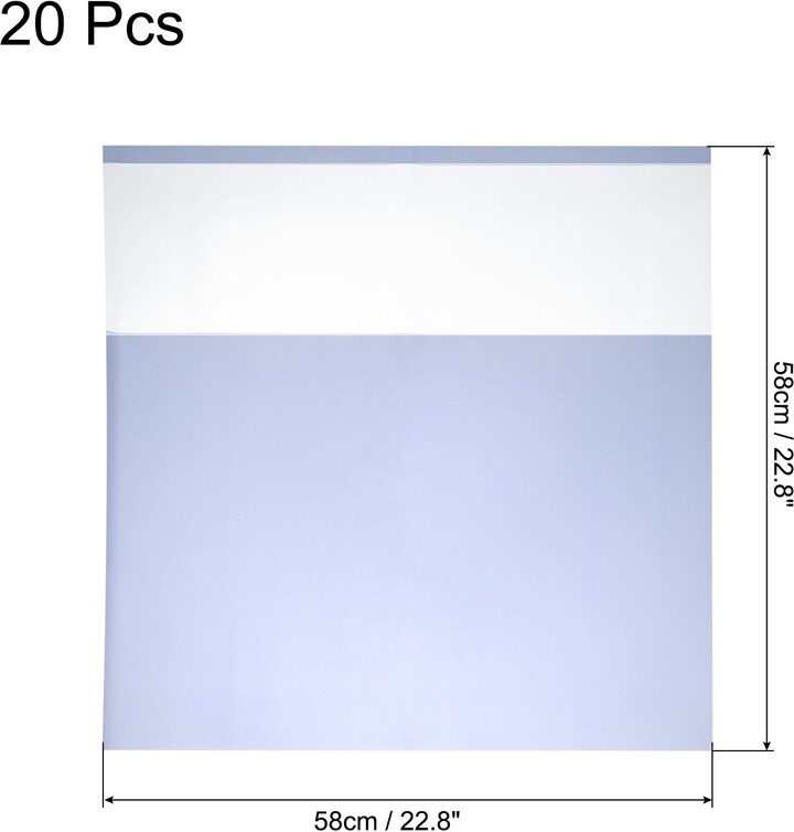 Unique Bargains Cellophane Wrap Wrapping Paper Wrapper 23" x 23" 2