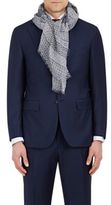Thumbnail for your product : Barneys New York MEN'S GEOMETRIC-PRINT SCARF-BLUE