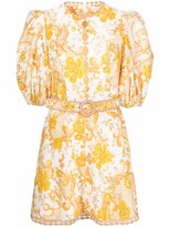Thumbnail for your product : Zimmermann Postcard floral print mini dress
