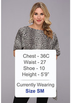 Thumbnail for your product : MICHAEL Michael Kors Leopard Sidetie Top