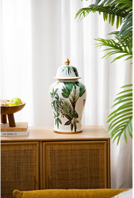 A&B Home Porcelain Storage Jar