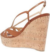 Thumbnail for your product : Christian Louboutin Lady Wedgy 120 Leather Wedge Sandals
