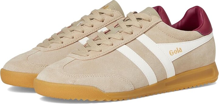 Gola Torpedo Women's Walking Shoes Bone/Off White/Cerise : 9 B - Medium, Leather